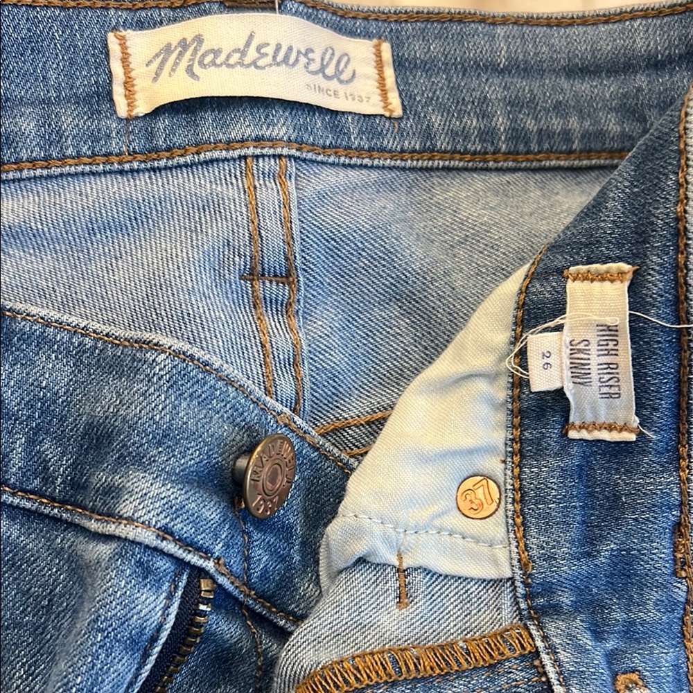 Madewell High Riser Skinny Jeans Women’s Size 26